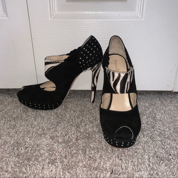 Damiano Marini Zebra Swarovski Crystal Platform - Picture 11 of 11